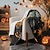billige Halloween soverom-halloween kunstnerisk illustrasjon teppe fargerikt og kreativt for sesongmessig varme