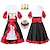 cheap Girls' Costumes-Fairy Tale Wonderland Inspired Ocean Explorer Queen of Hearts The Red Queen Venom Dress Cosplay for Girls' Kid's Carnival Masquerade Performance Party / Evening