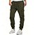 economico Pantaloni cargo-Per uomo Pantaloni cargo Pantaloni A cordoncino Vita elastica Multi tasca Liscio Indossabile Esterno Giornaliero Campeggio e hiking Di tendenza Classico Nero Giallo