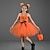 billige Jentekostymer-Gresskar Halloween Kostume Tutu Kle deg opp Barne Jente Barnas Dag Maskerade Fest Enkle Halloween-kostymer Kle deg opp