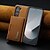 cheap Samsung Cases-Phone Case For Samsung Galaxy Z Fold 6 Z Fold 5 Z Fold 4 Z Fold 3 Back Cover with Stand Holder Detachable Magnetic Retro TPU PC PU Leather
