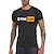 cheap Running Tee &amp; Tank Tops-Men&#039;s Compression Shirt Athletic Shirt Gym Shirt Fitness Shirt Short Sleeve Tee Tshirt Casual Athleisure Letter Quick Dry High Stretch Breathable Gym Workout Walking Jogging Sportswear Activewear