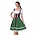 economico Dirndl-Dirndl da Donna Oktoberfest Birra Trachtenkleider Fanciulla Bavarese Tedesca Wiesn Stile Tradizionale Vestito di Stoffa per Oktoberfest