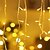 billige Tilslutningsenhed til højspændingslys-LED istapper lyskæder ferie gardinbelysning 3,5M 5M 216Leds til nytårsvindue ferieparty farverig dekoration AC220V 230V 240V EU-stik