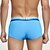 abordables Bóxer de hombre-Hombre 1 pc Boxer Boxers 90% algodón Transpirable Suave Cómodo Bloque de color Letra Tiro Medio Negro Blanco