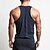 preiswerte Lauf-T-Shirts &amp; Tanktops-Herren Fitness Tank Top Tank Top Running Sport Top Tank Top Sport Ärmellos Weste / Fahrradweste Casual Athlässigkeit Baumwolle Atmungsaktiv Schnelltrocknend Weich Fitnesstraining Laufen Gehen