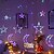 abordables Lumières de cordes solaires-Rideau lumineux en forme d&#039;étoile et de lune avec télécommande, 3,5 m, 138 LED, 8 modes, pour mariage, fête de Noël, extérieur, étanche, pour tente, chambre à coucher, salon, balcon, fenêtre,