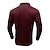 preiswerte Klassisches Poloshirt für Herren-Herren Golfhemd Golfpolo Arbeit Casual Kargen Langarm Basic Modern Streifen Taste Frühling &amp; Herbst Regular Fit Wein Schwarz Armeegrün Königliches Blau Khaki Grau Golfhemd