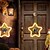preiswerte Halloween im Freien-Halloween Saugnapf Sterne Lichter, Atmosphäre dekorative LED Kürbis Schloss Katze Fledermaus Geist Hängelampen, Indoor Lichterketten Dekorationen