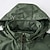 cheap Men&#039;s Graphic Jackets &amp; Coats-Men&#039;s Graphic Prints Mountain Jacket Raincoat Shell Jacket Waterproof Lightweight Casual Sports Outdoor Camping &amp; Hiking Embroidered Side Pockets Zip Front Fall Winter Hooded Long Sleeve Black Green