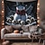 preiswerte Halloween-Wandteppiche-Halloween Dekorationen hängende Tapisserie Skelett Weihnachten Schneemann Wandkunst große Tapisserie Wandbild Dekor Fotografie Hintergrund Decke Vorhang Haus Schlafzimmer Wohnzimmer Dekoration