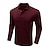 preiswerte Klassisches Poloshirt für Herren-Herren Golfhemd Golfpolo Arbeit Casual Kargen Langarm Basic Modern Streifen Taste Frühling &amp; Herbst Regular Fit Wein Schwarz Armeegrün Königliches Blau Khaki Grau Golfhemd