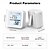 cheap Home Appliances-Thermometer Hygrometer Smart Thermometer for Home LCD Backlight with Detachable Stand Digital Temperature Humidity Sensor Real-time Monitoring Recordin ZigBee WiFi