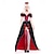abordables Costumes de couple et de groupe-Alice in Wonderland Conte de fée reine des coeurs La reine rouge Roi de cœur Costume de Cosplay Déguisements de couple de groupe d&#039;Halloween Adultes Homme Femme Utilisation Fête / Soirée Halloween