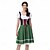 economico Dirndl-Dirndl da Donna Oktoberfest Birra Trachtenkleider Fanciulla Bavarese Tedesca Wiesn Stile Tradizionale Vestito di Stoffa per Oktoberfest