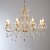 billiga Ljusdesign-led ljuskrona varmvit 6/8-ljus 60cm/80cm lyx europeisk kristall unik design ljuskrona fransk retro e12/e14 för sovrum matsal 110-240v