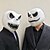 ieftine Măști-Jack Skellington Halloween Mască Decorațiuni de Halloween  Halloween Masca de carnaval Groază Adulți Bărbați Pentru femei Unisex Halloween Carnaval Costume de Halloween ușoare Îmbrăcați-vă