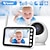 economico Baby monitor-Baby Monitor 1 mp Pixel effettivi IR telecamera 330 ° Angolo di campo 5 m Portata luce notturna
