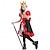 cheap Girls' Costumes-Fairy Tale Wonderland Inspired Ocean Explorer Queen of Hearts The Red Queen Venom Dress Cosplay for Girls' Kid's Carnival Masquerade Performance Party / Evening