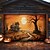 halpa Halloweenin autotallin ovipeite-halloween oven koristeet ulkona halloween autotallin oven kansi banneri jakki o lyhty iso kuvakudos taustakoristelu lomalle ulkoautotallin ovi kodin seinäkoristeet