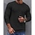 abordables Sudaderas Básicas_-Hombre Sudadera Sudadera con estampado de gofres Negro Gris Oscuro Beige Cuello Barco Plano Estriado Con Texturas Textura de punto Deporte Diario Festivos Poliéster Ropa de calle Básico Casual