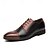 economico Formale-scarpe oxford da uomo in similpelle bicolore - classico design brogue marrone e bianco, perfette per le occasioni formali