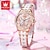economico Orologi al quarzo-OLEVS 5610 Regalo per la Festa della Mamma per Orologi da Donna Elegante Moda Orologio con Cinturino in Ceramica Strass Impermeabile Luminoso Orologio Automatico