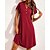 abordables Chemises de nuit et nuisettes pour femmes-pyjama femme chemise de nuit couleur pure mode décontracté confort maison quotidien lit modal confort respirant v fil manches courtes bouton été printemps maison tenues