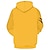 cheap 3D Pattern-Men&#039;s Graphic Grimace Hoodie Hoodies Sweatshirt Cool Long Sleeve Hooded Yellow Fall Winter Designer