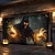 preiswerte Halloween Garagentorabdeckung-Halloween-Türdekorationen für draußen, Halloween-Garagentorabdeckung, Jack-o-Laternen-Banner, Kürbisskelett, Tod, draußen, große Kulisse für die Feiertage, Garagentor für draußen, Wanddekorationen
