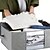 cheap Storage &amp; Organization-1/2/3pcs Foldable Storage Bag Set with Handles &amp; Lids - Versatile Organizer for Clothes Bedroom Kitchen Bathroom Supplies - Durable Non-Woven Fabric TSA Approved - Gray