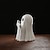 abordables Événements et fournitures de fête-Figurine fantôme mignonne d&#039;Halloween - Statue fantôme effrayante en résine avec doigt d&#039;honneur, décoration fantôme mignonne pour décorations d&#039;Halloween, porche et décoration intérieure effrayante pour la maison 10x10x10cm