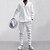 billiga grundläggande sweatsuits-Herr Slät Basic sweatshirts Tröja Träningsoverall Långärmad Tröja V-hals Streetwear Grundläggande Ledigt Sport &amp; Utomhus Dagligen Helgdag 2 st Höst vinter