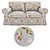abordables Funda de sofá-Funda de loveseat para sofá de 2 plazas floral ajustada 100% algodón suave y duradera lavable a máquina para fácil cuidado