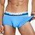 abordables Bóxer de hombre-Hombre 1 pc Boxer Boxers 90% algodón Transpirable Suave Cómodo Bloque de color Letra Tiro Medio Negro Blanco