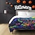 billige Halloween soverom-halloween kunstnerisk illustrasjon teppe fargerikt og kreativt for sesongmessig varme