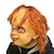 preiswerte Masken-Chucky Halloween Maske / Halloween Requisiten Chucky Gruseliges Kostüm Erwachsene Herren / Damen Halloween / Karneval Einfache Halloween-Kostüme Verkleiden