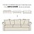 preiswerte Sofabezug-100% Baumwolle Bezug 3-Sitzer Sofa Bezug einfarbig Abdeckung