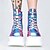 levne Platformové boty-Dámské Boty Boty na platformě Lolita Boty Demonia Párty Denní Pevná barva 3D Kotníkové boty Booties Platforma Klínový podpatek Módní sportovní Na běžné nošení Chůze PU kůže Umělá kůže Zip Černá Bíl