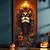 levne Halloweenové dveřní kryty-Halloween dekorace na dveře kryty dveří Den mrtvých tapisérie na dveře závěs na dveře dekorace na pozadí banner na přední dveře venkovský styl sváteční párty interiérové a venkovní dekorace