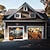 billige Halloween garage dør dække-halloween dørdekorationer udendørs halloween garagedør dæksel jack o lanterne banner stort gobelin bagtæppe dekoration til ferie udendørs garageport hjem vægdekorationer