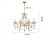 billiga Ljusdesign-led ljuskrona varmvit 6/8-ljus 60cm/80cm lyx europeisk kristall unik design ljuskrona fransk retro e12/e14 för sovrum matsal 110-240v