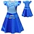 cheap Movie &amp; TV Theme Costumes-Descendants The Rise of Red Kids Chloe Dress Costume Girls&#039; Movie Cosplay Cosplay Halloween Carnival Masquerade Performance Party / Evening