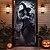 levne Halloweenové dveřní kryty-halloween dveřní dekorace halloween dveřní kryty okouzlující čarodějnice dveře tapisérie dveřní záclona dekorace pozadí dveřní banner pro přední dveře statek dovolená party vnitřní venkovní dekorace