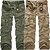 cheap Cargo Pants-Men's Cargo Pants Trousers Tactical Pants Buttons Multi Pocket Camo Plain Wearable Daily Outdoor Camping &amp; Hiking Fashion Classic Camouflage Khaki