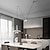 baratos Luzes pendentes-pendente de led branco quente 30/40/50cm lustre de polia industrial com estilo country retrô ajustável e lâmpada de fio retrátil para iluminação interna e iluminação de teto residencial e26/e27