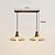 abordables Luces de isla-Luces colgantes LED para cocina, vidrio, madera, iluminación, 1/2/3 luces, modernas, para vestíbulo, entrada, lámparas colgantes de techo, globo sobre mesa, 85-265