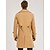 cheap Trench Coat-Men&#039;s Winter Coat Overcoat Peacoat Trench Coat Daily Vacation Fall &amp; Winter 95% polyester 5% cotton Thermal Warm Outerwear Clothing Apparel Fashion Classic Plain Pocket Lapel Double Breasted