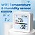 cheap Home Appliances-Thermometer Hygrometer Smart Thermometer for Home LCD Backlight with Detachable Stand Digital Temperature Humidity Sensor Real-time Monitoring Recordin ZigBee WiFi