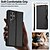 cheap Samsung Cases-Phone Case For Samsung Galaxy S24 Ultra Plus S23 Ultra Plus S22 Plus  Ultra S21 FE A55 A35 A25 A15 5G A54 A34 A14 S20 FE S25 Ultra Back Cover Wallet Case with Stand Holder Detachable with Wrist Strap